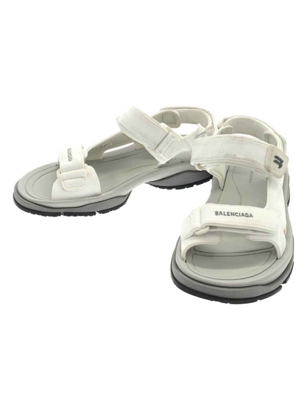 Balenciaga Tourist Sandals Technical Sandals White